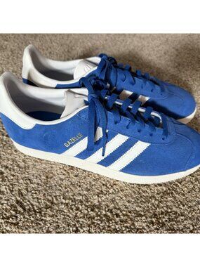 Adidas Original Gazelle Royal Blue Cloud White Shoes IG2093 Men's Size 9.5 - 10